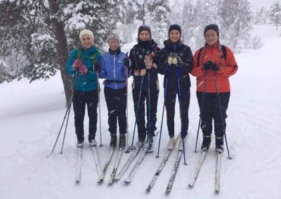 Skitur med Bakketun Folkehøgskole