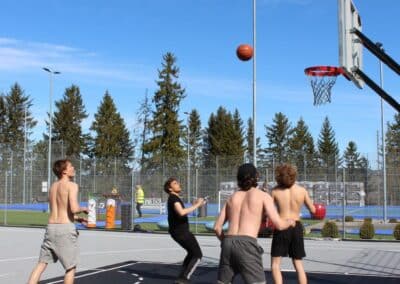 Basketball i Aktivitetsparken